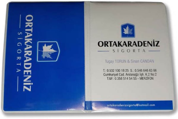 ofset ruhsat kabi goresli baskılı Meram Plakalık